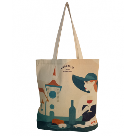 Tote bag large sac coton robuste