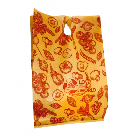 SOS Kraft Bag with Cut Handles 002